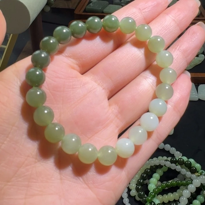 和田玉未镶嵌手链