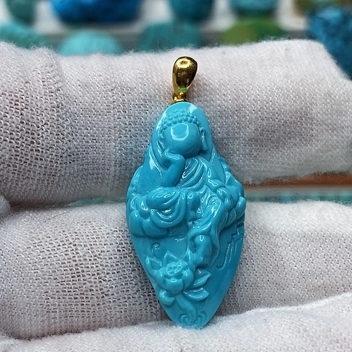 未镶嵌绿松石天然原矿 带武汉地大证书