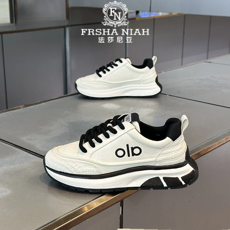 法莎尼亚秀气老爹鞋2025秋季新款干净痞帅休闲鞋网红爆款高端男鞋
