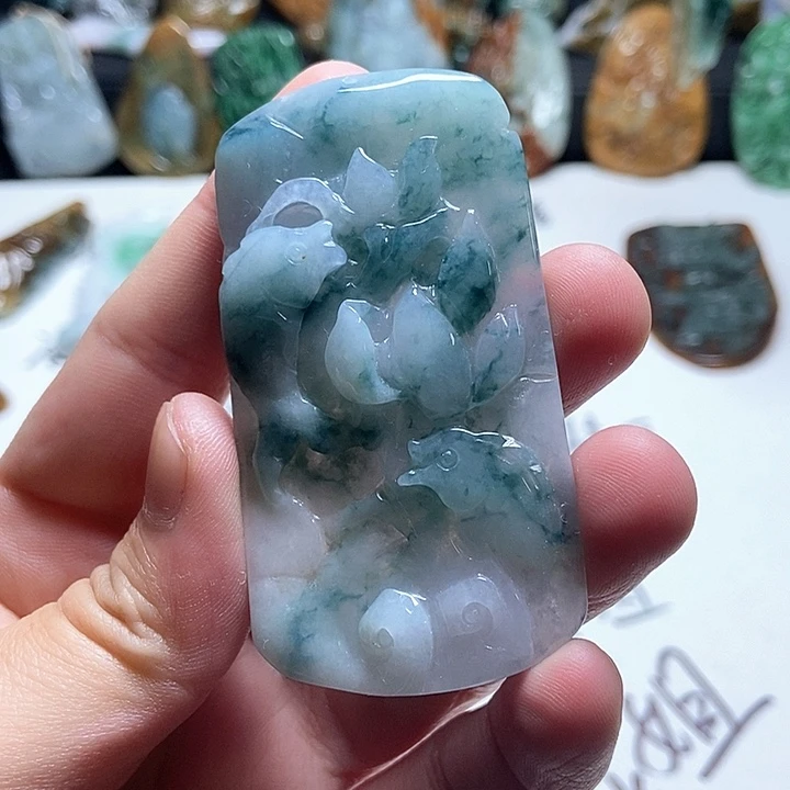 翡翠未镶嵌颈饰翡翠a货