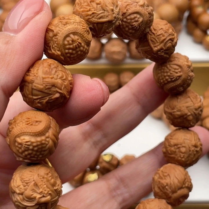 猴头核桃手串体验款龙马关公