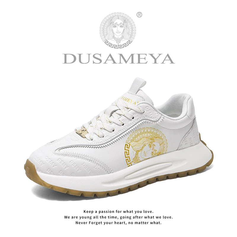 DUSAMEYA/杜莎米娅高端轻奢休闲阿甘鞋舒适百搭潮流休闲鞋6687