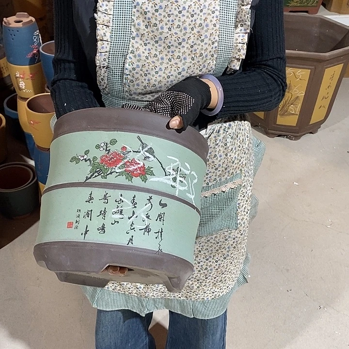 紫砂花盆紫砂花盆