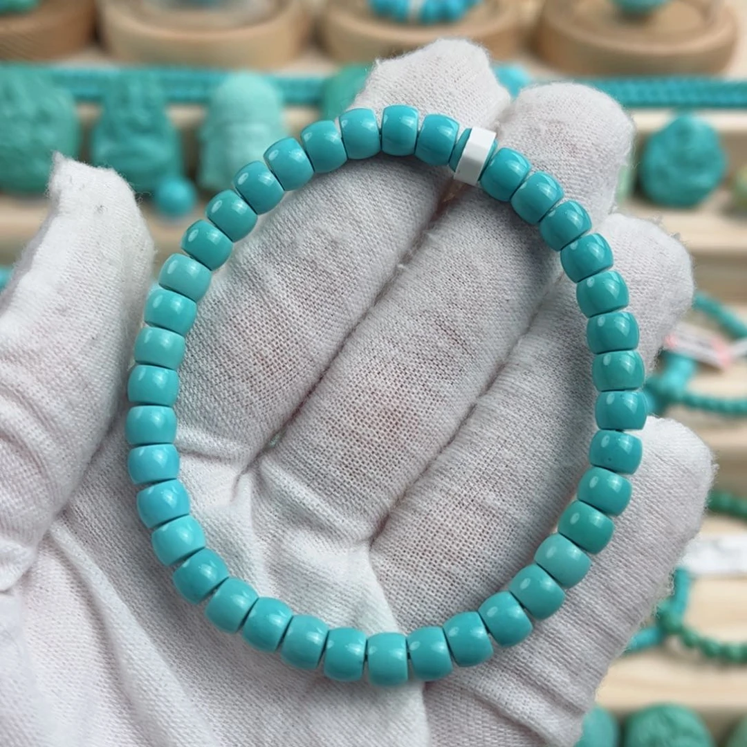 未镶嵌绿松石尺寸6.2mm