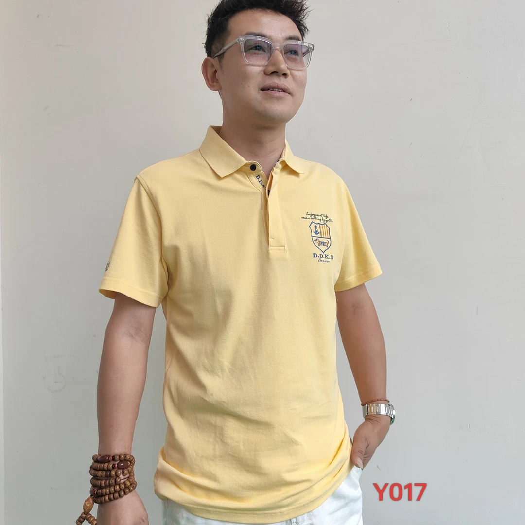 无修图剪吊牌纯棉短袖刺绣夏季Polo衫刺绣/绣花常规款基础大众