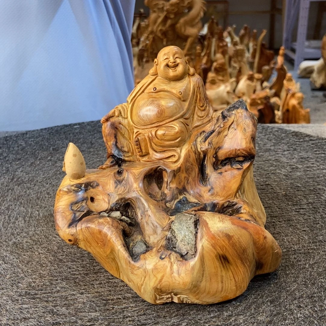 柏木（崖柏）太行崖柏根雕摆件