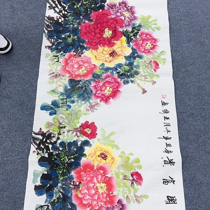 国画国画作品宣纸纯手绘
