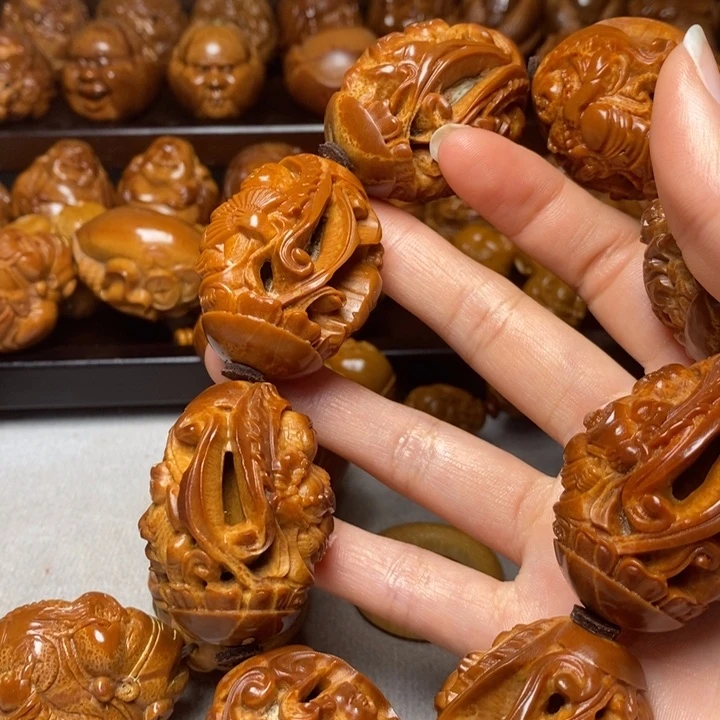 橄榄核手串/手链遇***！橄榄核核雕