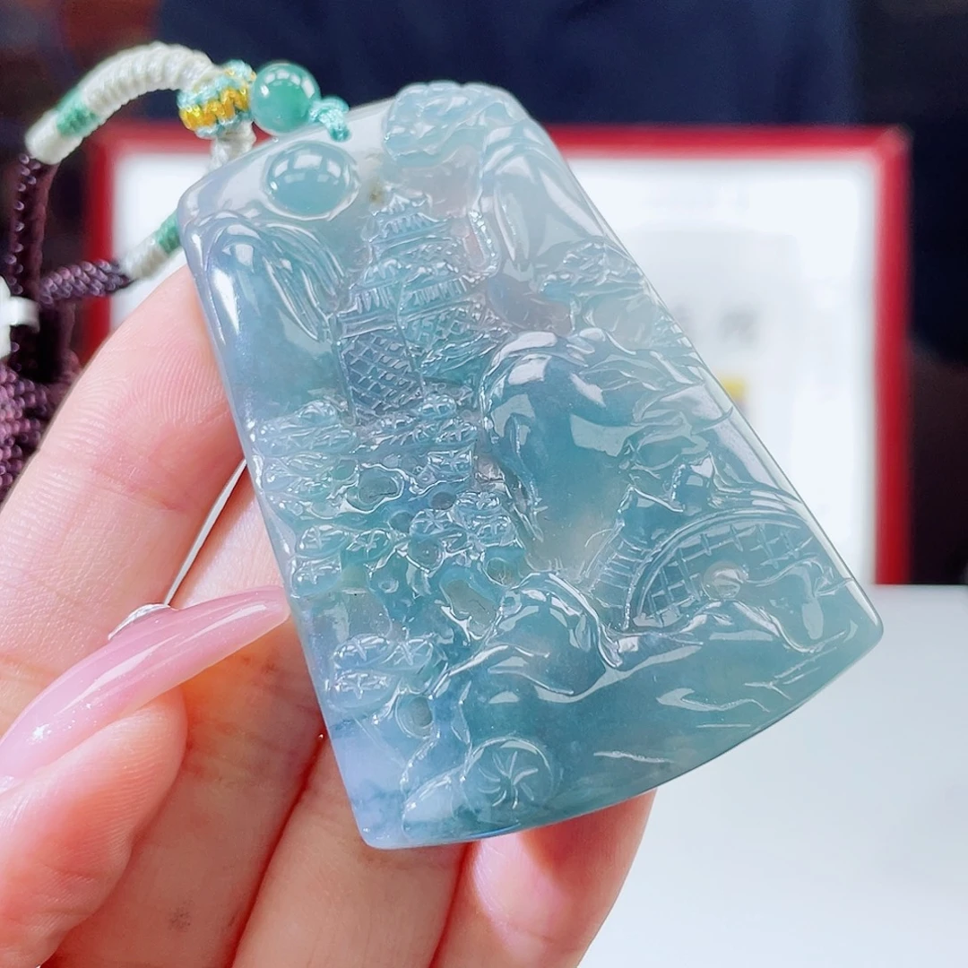 颈饰未镶嵌翡翠翡翠