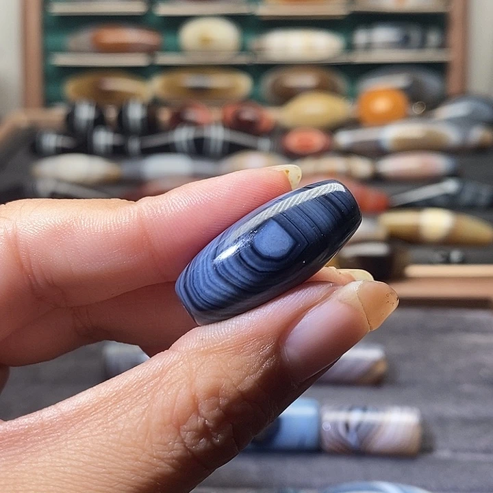 幸***发玛瑙/玉髓未镶嵌吊坠(不含链)