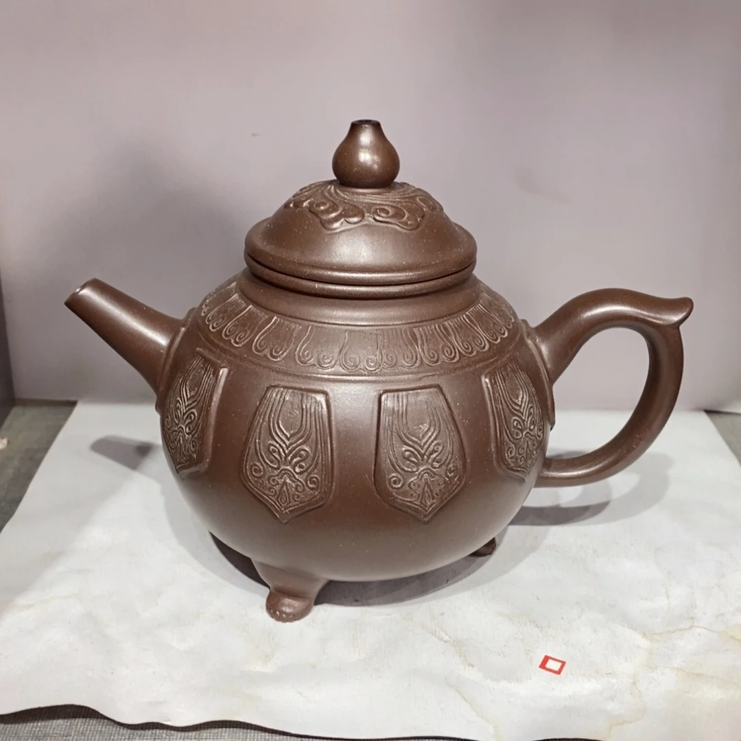 茶壶紫砂白20 三足鼎