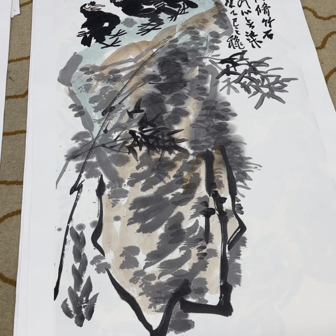 寶***主国画高鸿四尺作品艺