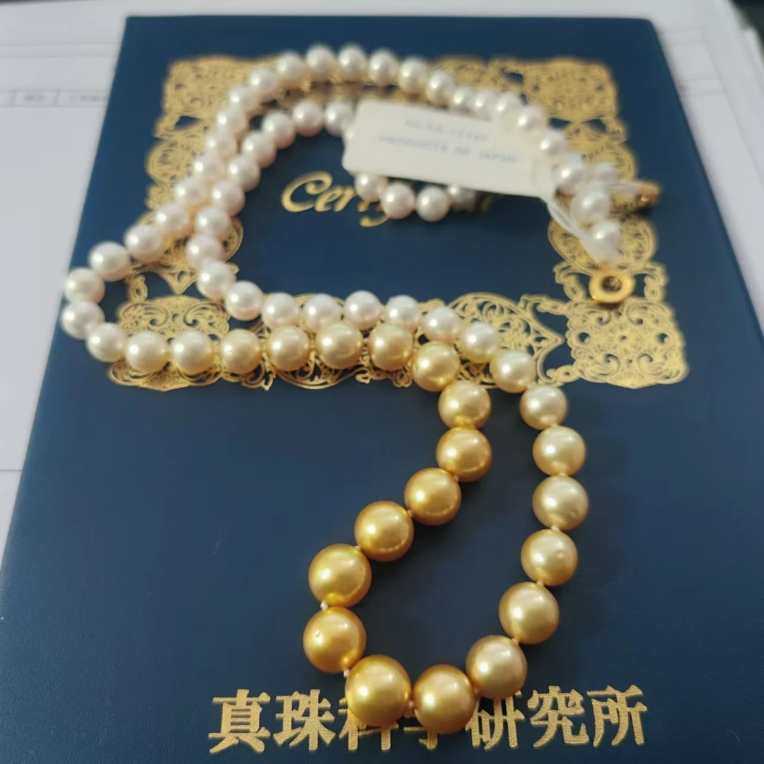 海水珍珠四季彩珍珠项链 拍一发一