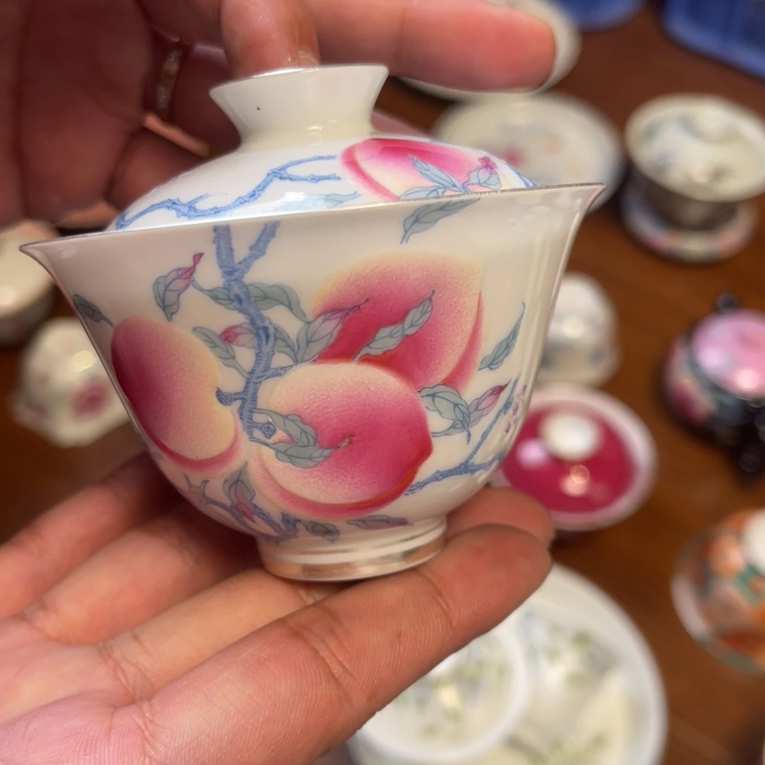 G景德镇纯手绘陶瓷茶具微瑕