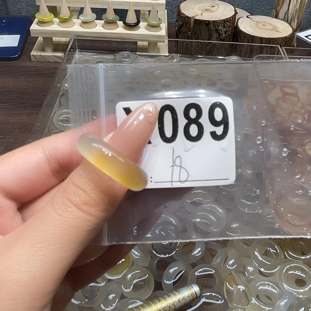 玛瑙/玉髓未镶嵌戒指089