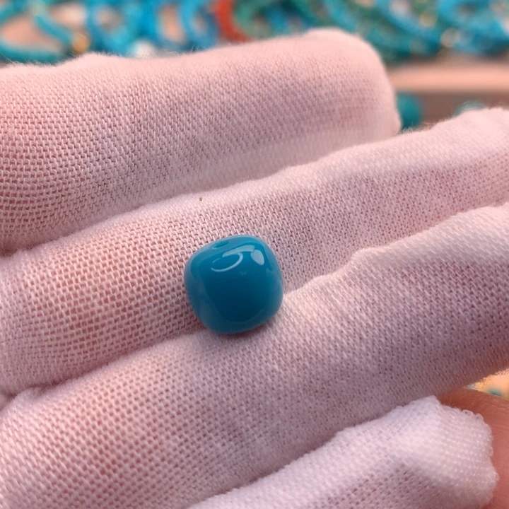 绿松石未镶嵌湖北天然原矿绿松石9.6