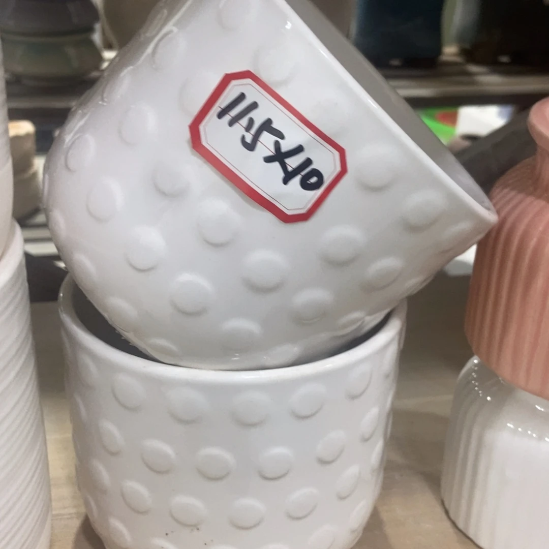 红陶高温陶瓷花盆