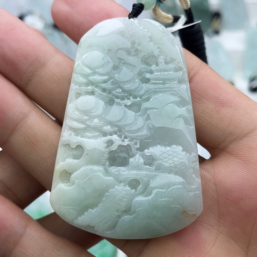颈饰未镶嵌翡翠翡翠