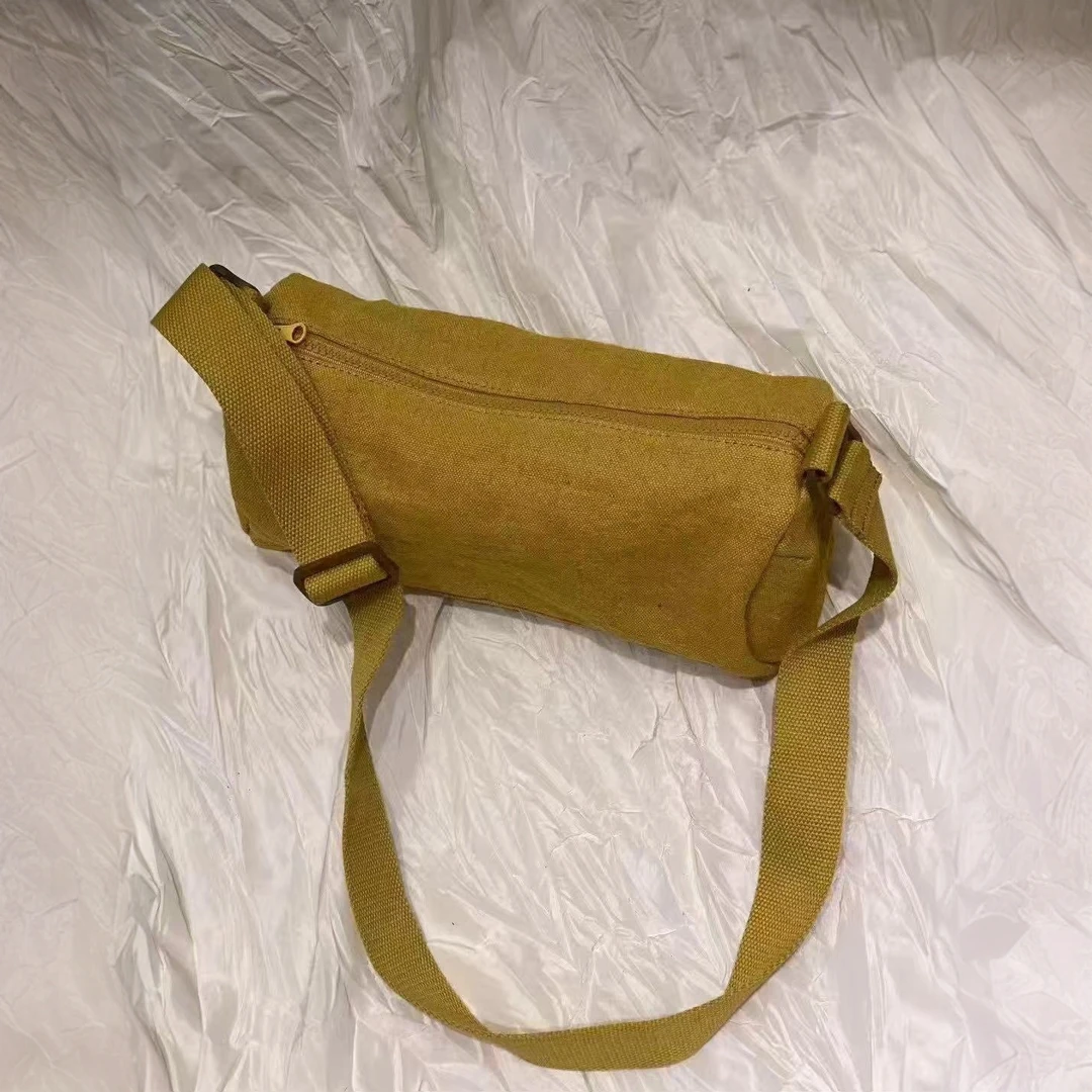 休闲文艺棉麻单肩斜跨包1157