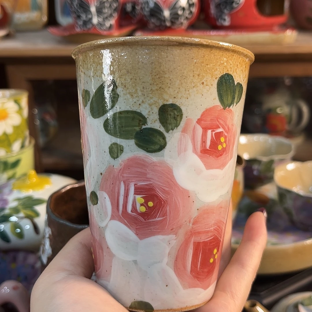 陶泥景德镇手工手绘高温釉下彩