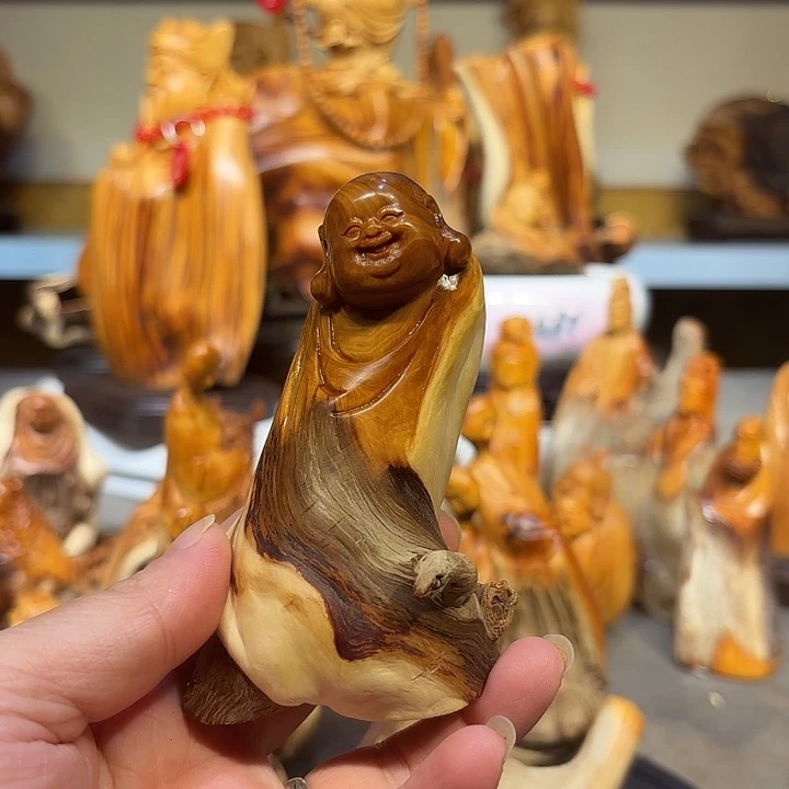 P***鑫柏木太行崖柏弥勒佛