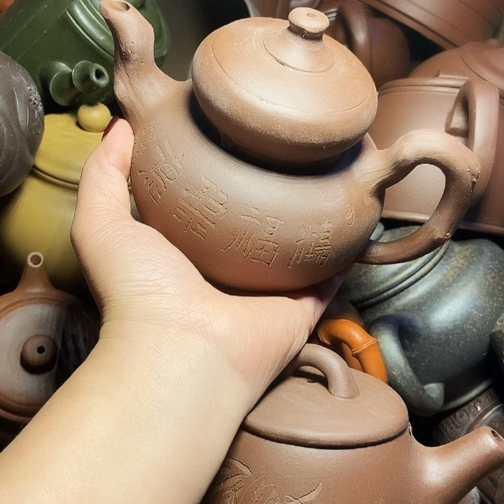 全手工制作宜兴紫砂壶