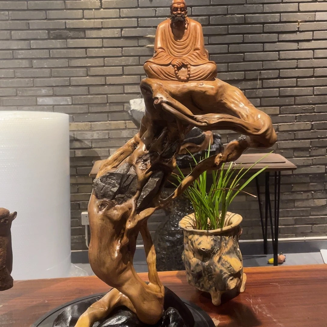 精品达摩摆件作品