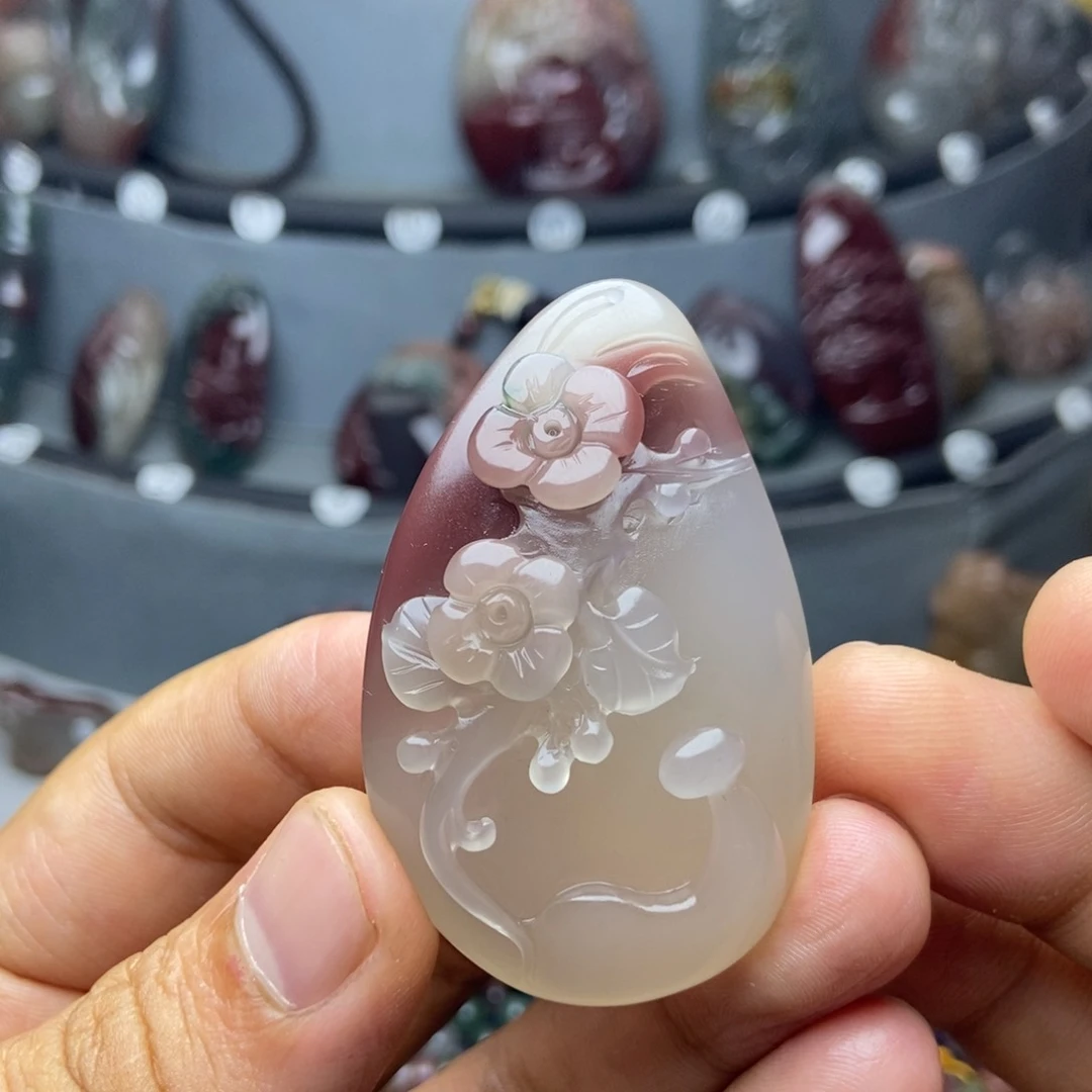 玛瑙/玉髓颈饰未镶嵌今***肥