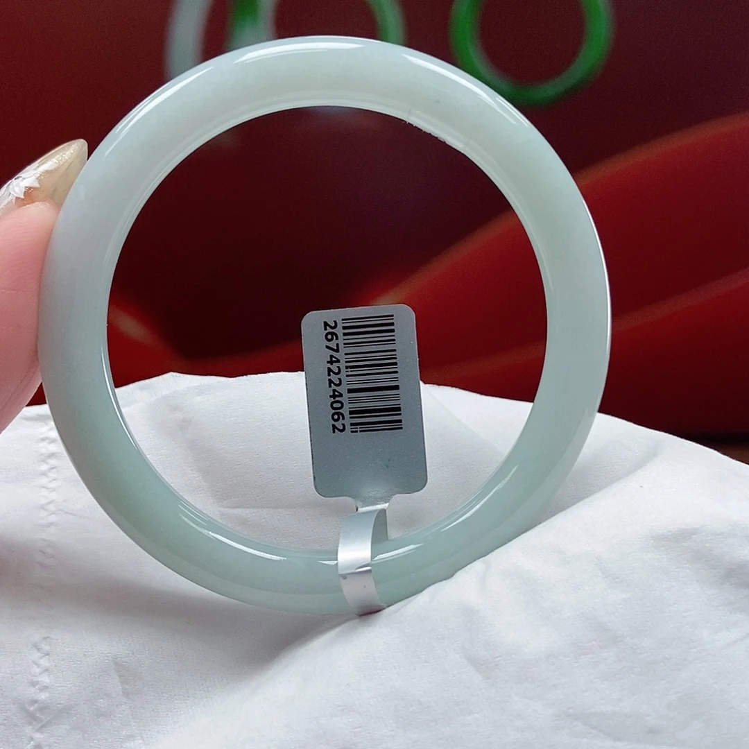 翡翠手镯未镶嵌55圆