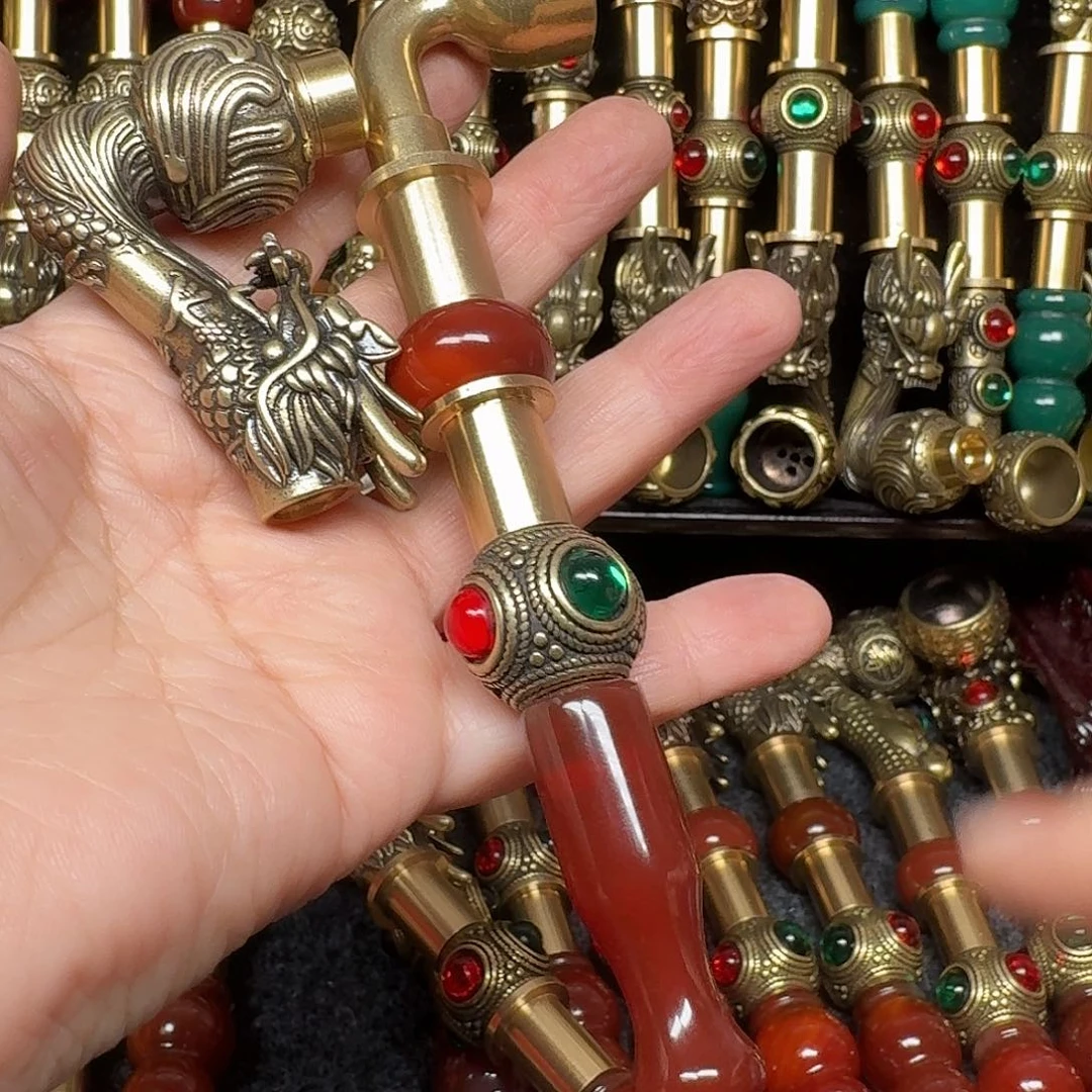 黄铜烟锅加香烟锅