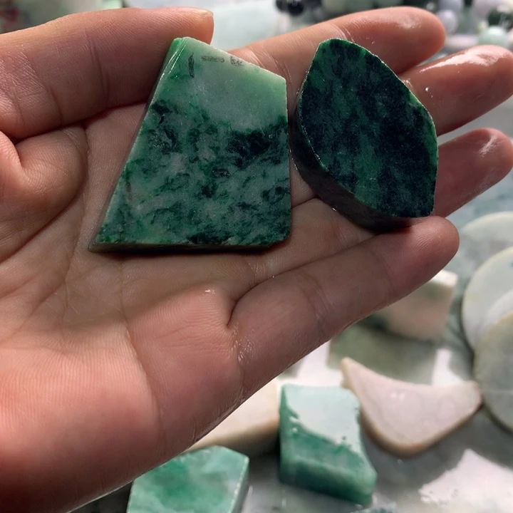 配石翡翠天然翡翠料子8号