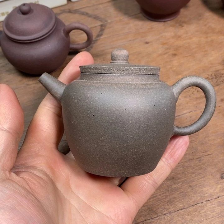 紫砂茶壶130cc全手工摹古