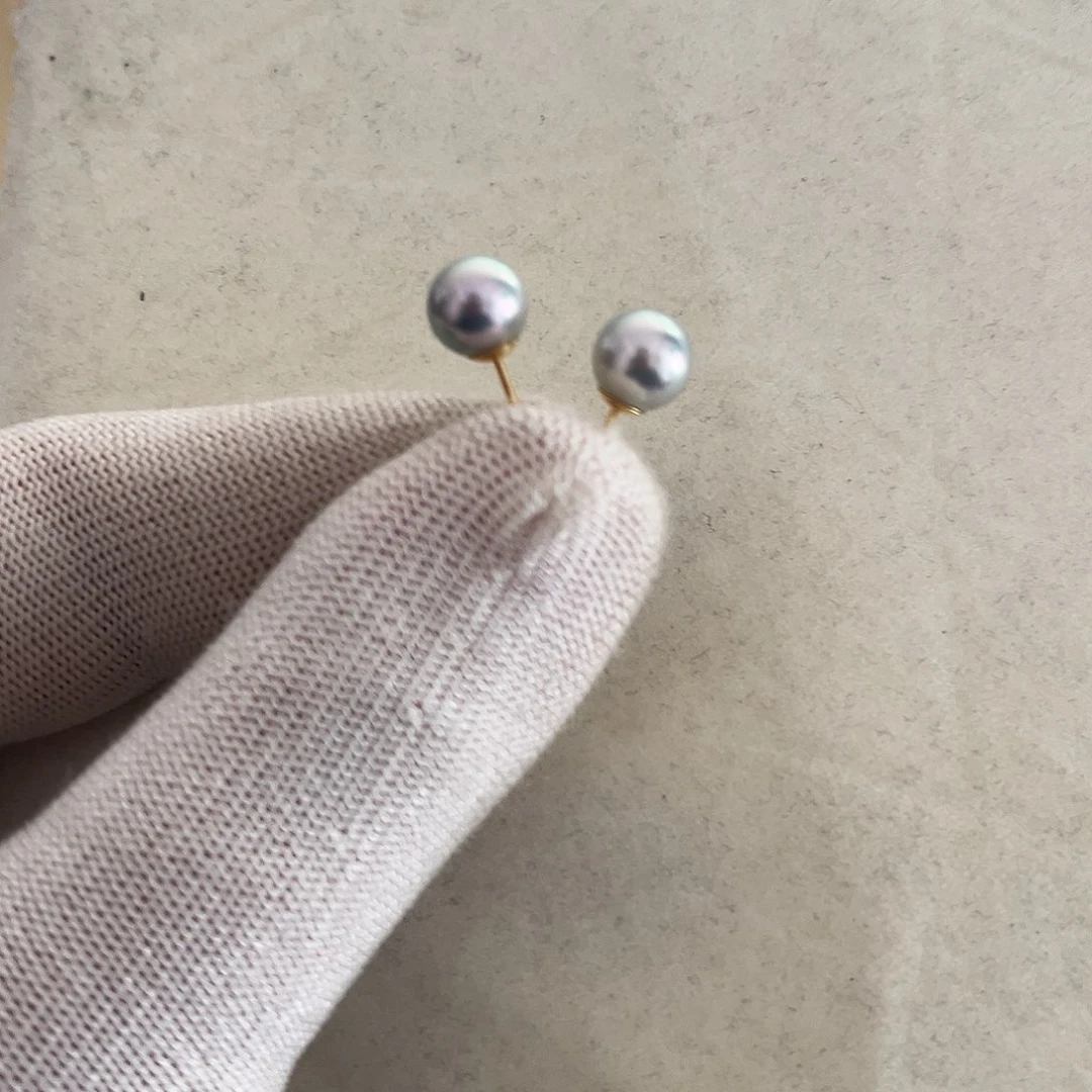 18K金镶嵌颈饰海水珍珠