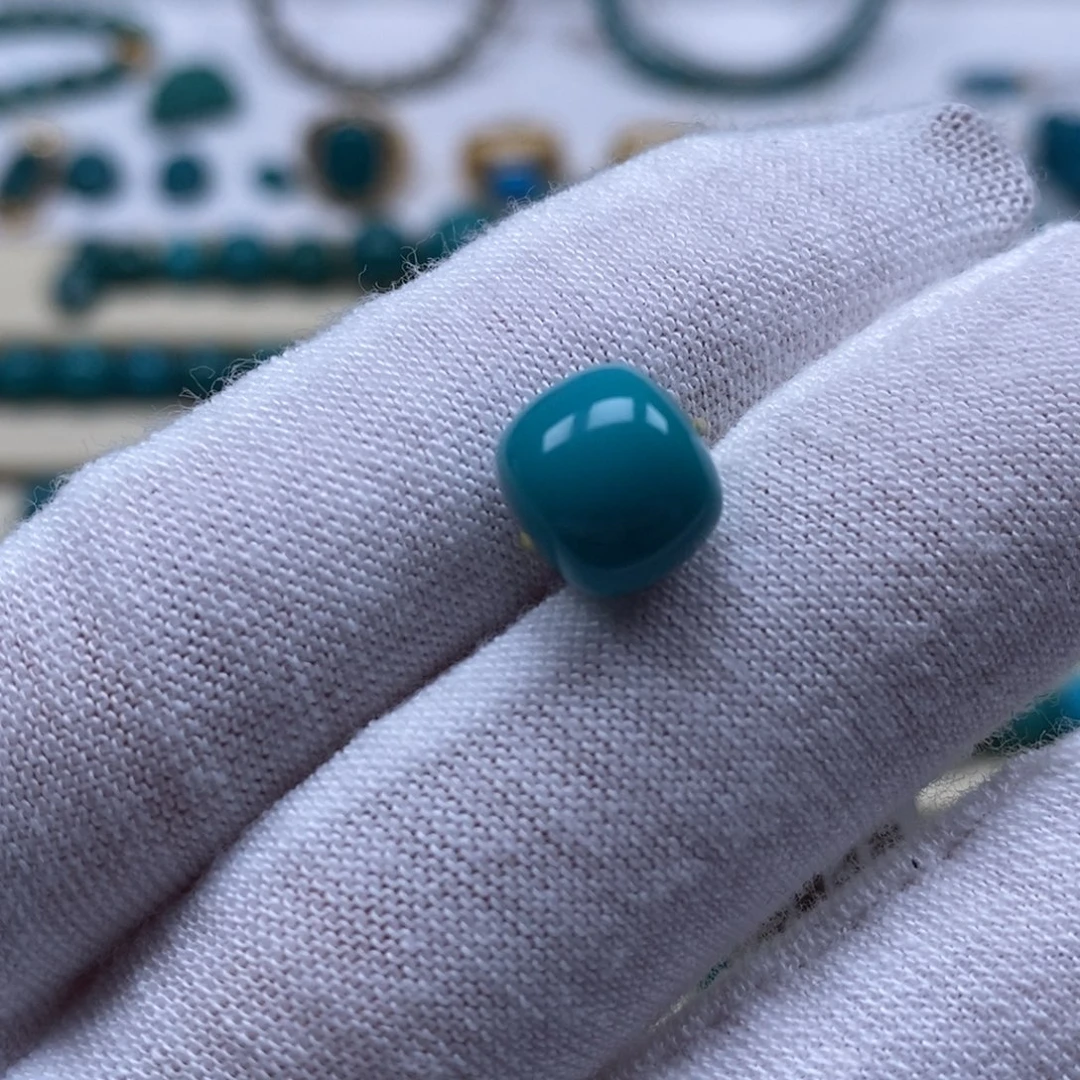 绿松石未镶嵌珠宝奇石老型9.5mm