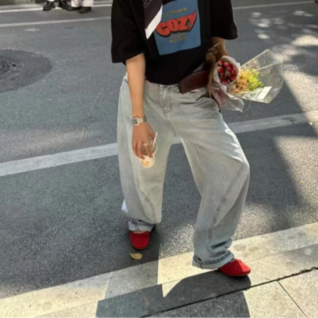 2025开春新款韩版设计师款休闲牛仔裤