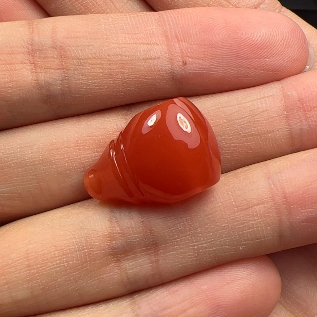 未镶嵌三通南红玛瑙土*