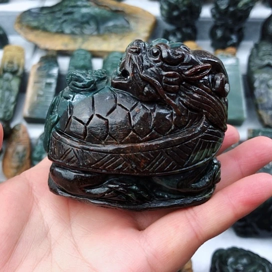 岫岩河磨玉（透闪石质玉）未镶嵌把件?***?