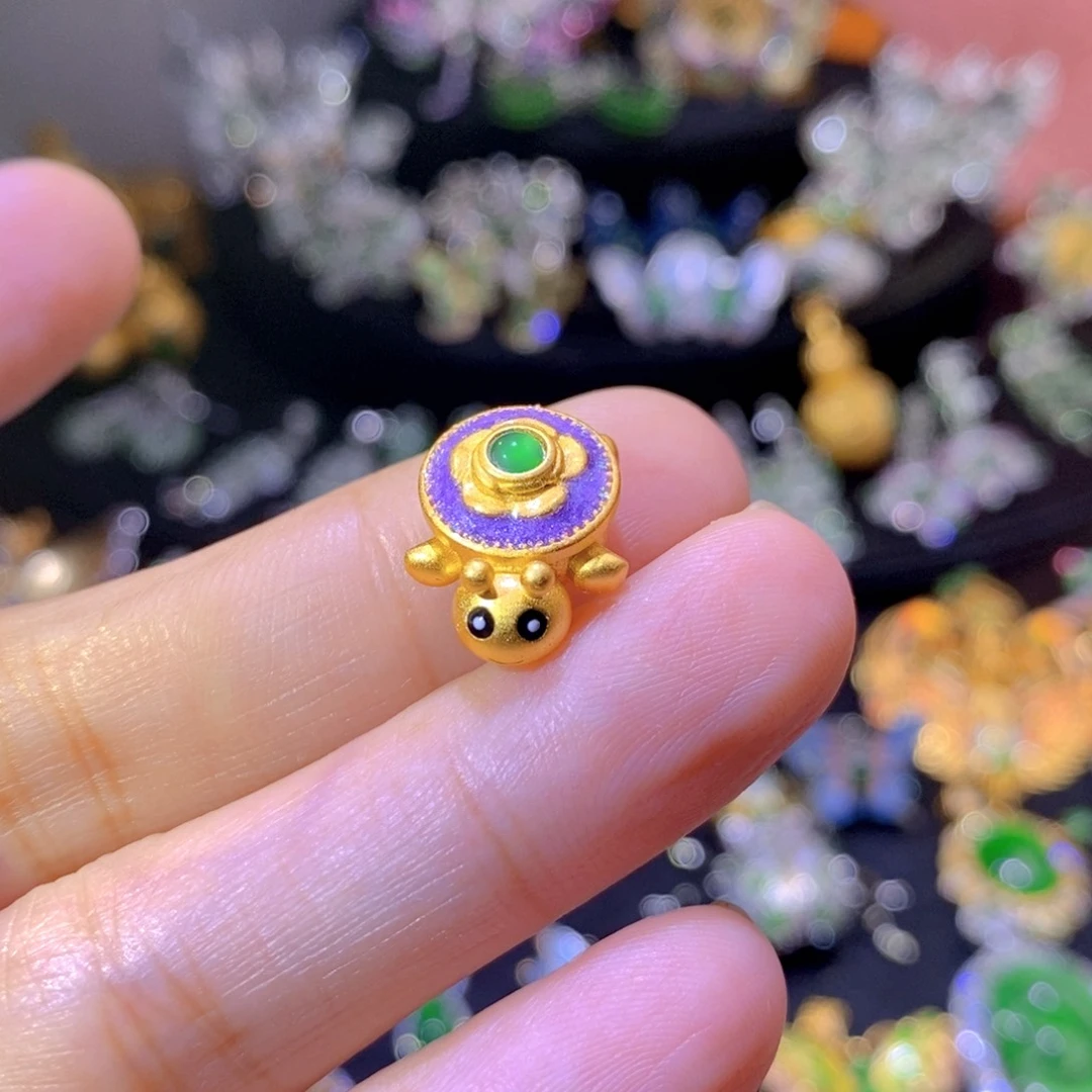 翡翠银S925镶嵌颈饰天然翡翠