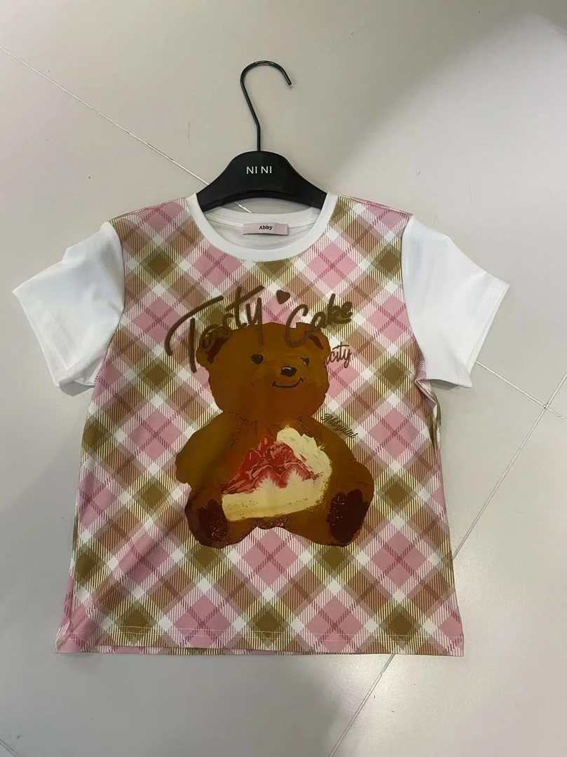 深圳南油高货原创AB圆领薄款修身型印花运动打底衫夏款夏季