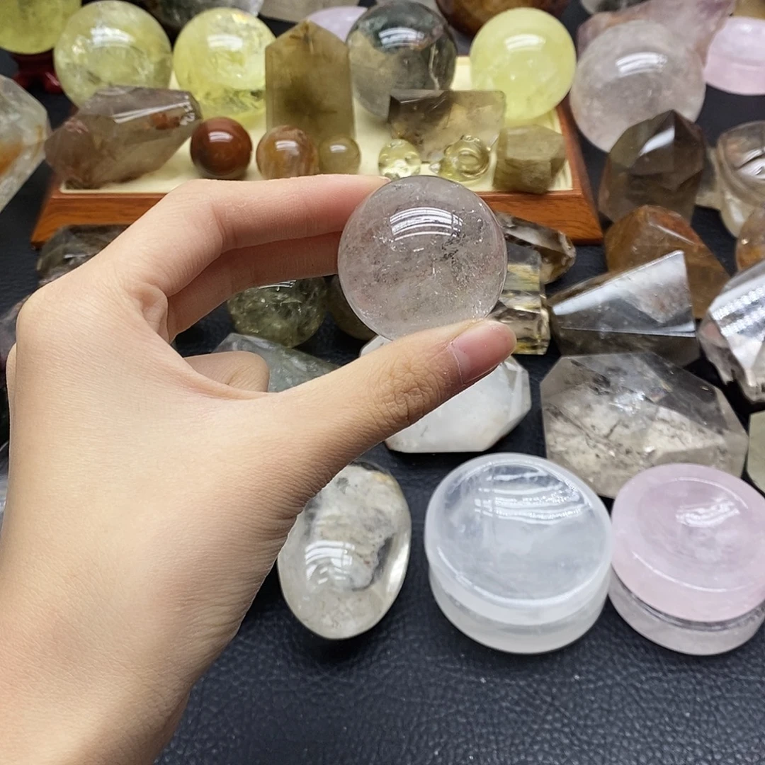 珠宝半成品水晶未镶嵌127水晶石