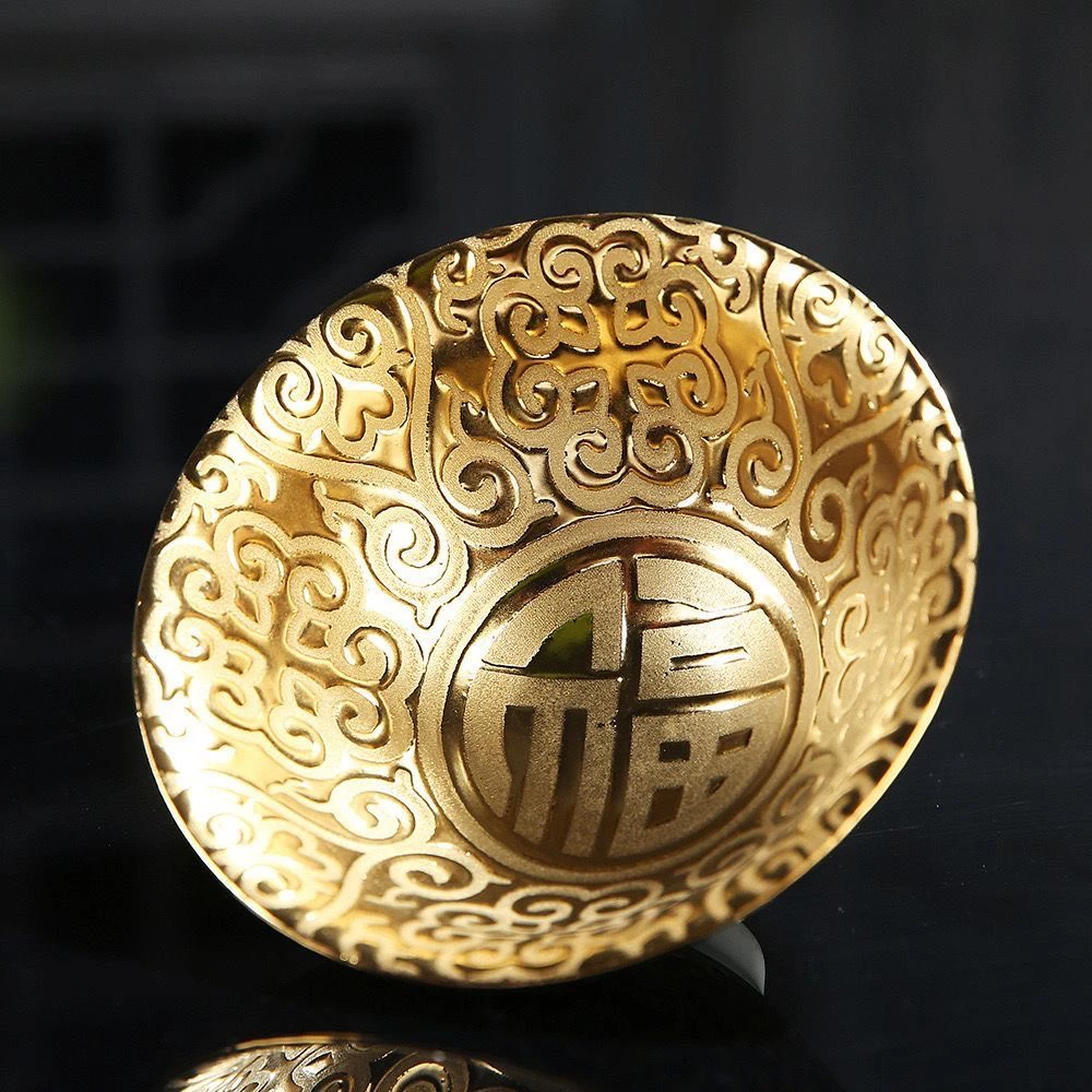 茶盏茶杯鎏金斗笠陶瓷杯马克杯镀金茶杯