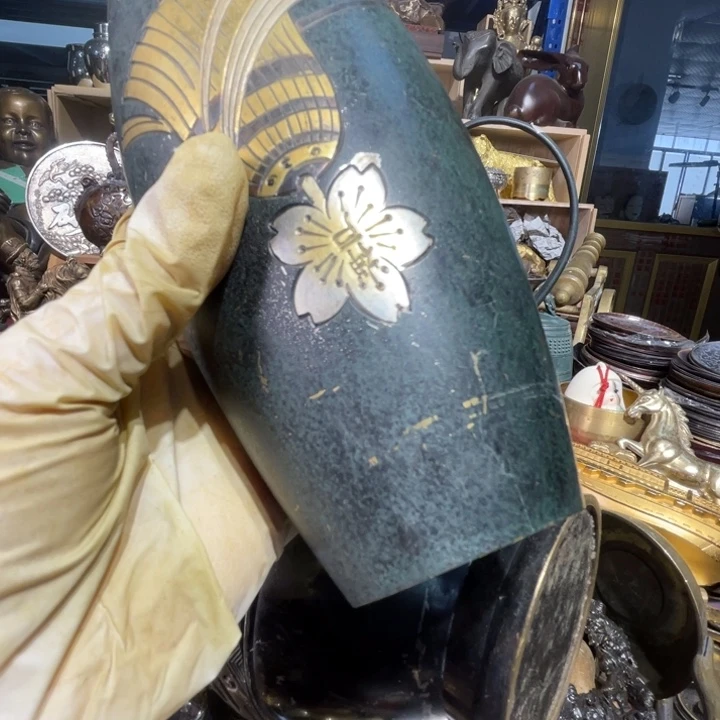 信*翁大阪回流铜器摆件80