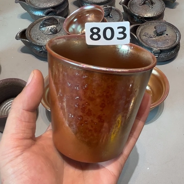 柴烧茶具陶瓷杯子