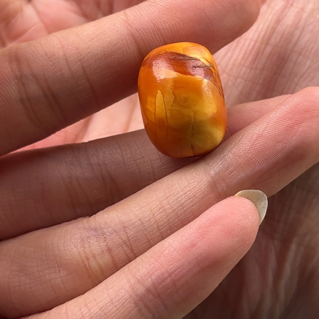 兜***糖蜜蜡未镶嵌颈饰老蜜蜡