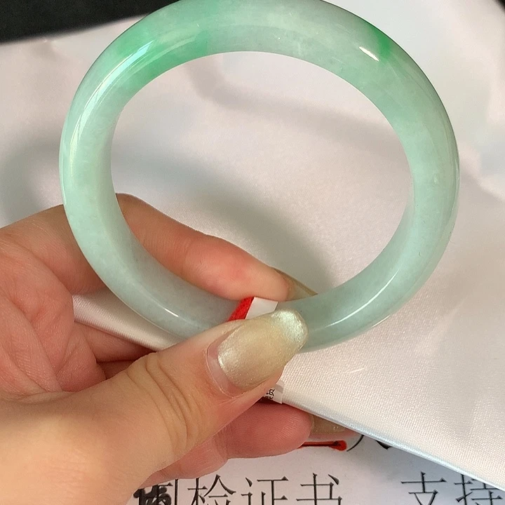 翡翠未镶嵌手镯b0307-1