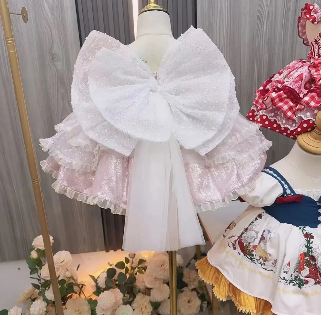 公主宝宝春夏新款女童连衣裙夏季洛丽塔连衣裙儿童礼服裙日常