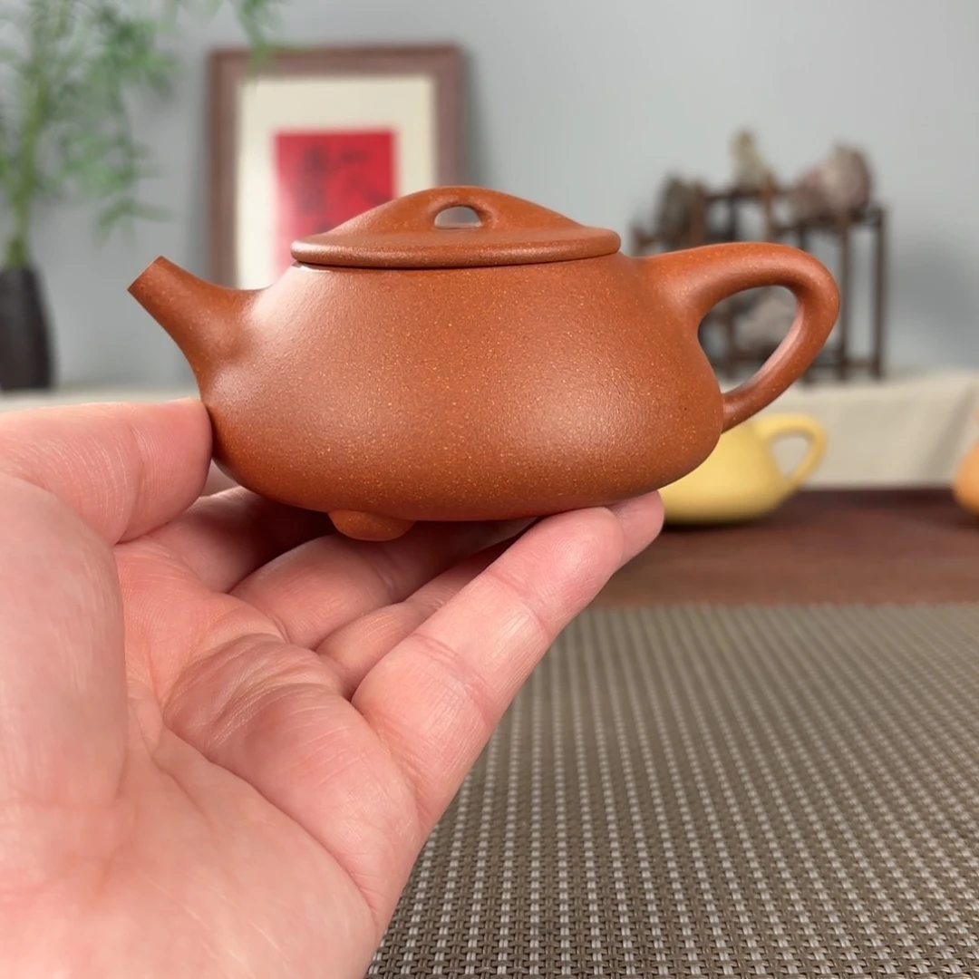 紫砂茶壶微瑕黄龙山原矿紫砂壶