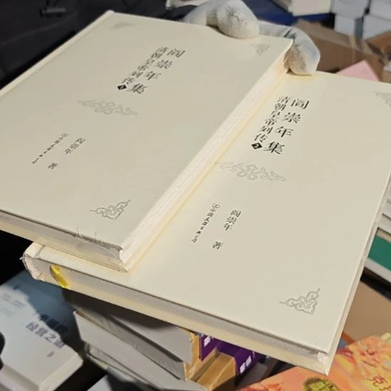 清朝皇帝列传两本一套精装库存书