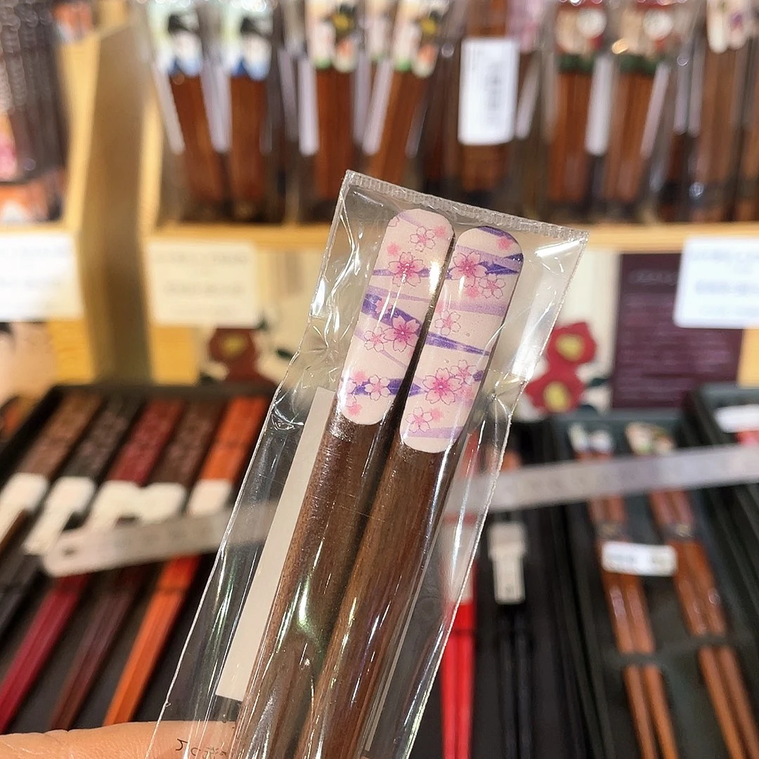 瓷片樱花尖头筷日本338@@@