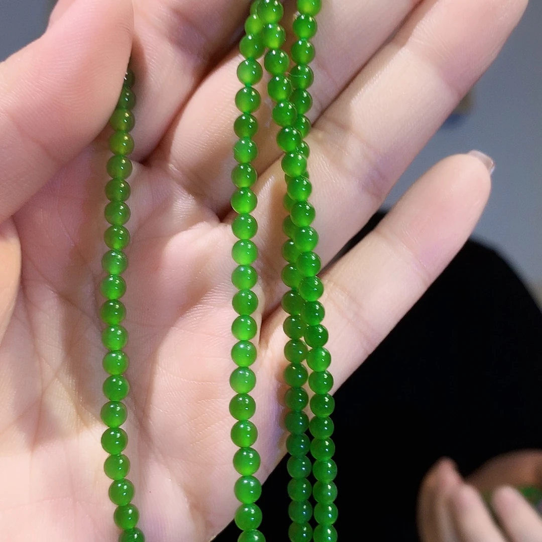 和田玉（碧玉）颈饰未镶嵌